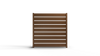 Composite Modern Horizontal Semi-Privacy Full Size Fence - 6 ft H x 6 ft W - Hurricane Wind, Flame Spread, Noise Reduction Rating - Sustainable, Durable, Eco-Friendly, and Low-Maintenance