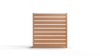 Composite Modern Horizontal Semi-Privacy Full Size Fence - 6 ft H x 6 ft W - Hurricane Wind, Flame Spread, Noise Reduction Rating - Sustainable, Durable, Eco-Friendly, and Low-Maintenance